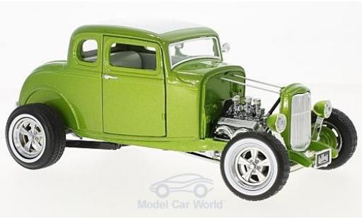 Coche miniatura Ford Hot Rod 1/18 Greenlight Custom metalico verde/blanco Gas Monkey Garage 1932 Ford Hot Rod 1/18 Greenlight Custom metalico verde/blanco Gas Monkey Garage 1932 coche miniatura
