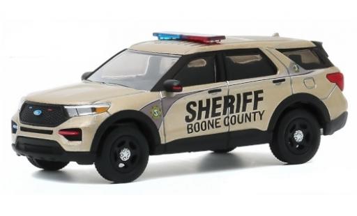 Ford Interceptor 1/64 Greenlight Utility Boone County Sheriff 2020 200th Anniversaire - Boone County Sheriffs Departement coche miniatura
