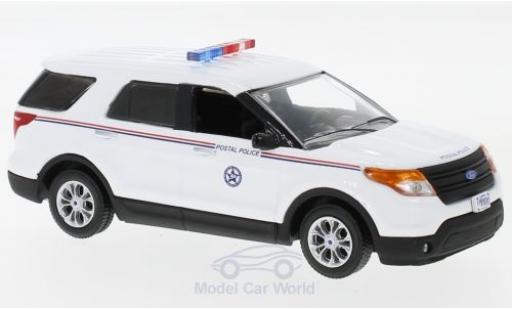 Coche miniatura Ford Interceptor 1/43 Greenlight Utility USPS Postal Police blanco 2014 Ford Interceptor 1/43 Greenlight Utility USPS Postal Police blanco 2014 coche miniatura