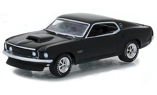 Ford Mustang 1/64 Greenlight Boss 429 negro 1969 coche miniatura