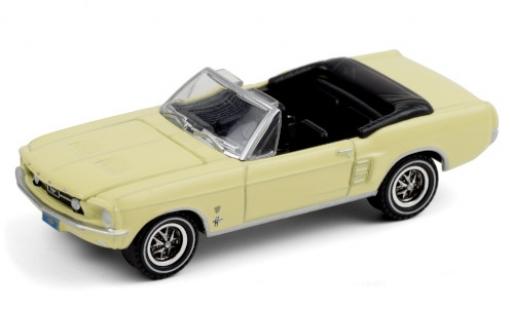Coche miniatura Ford Mustang 1/64 Greenlight Convertible High Country Special amarillo 1967 Ford Mustang 1/64 Greenlight Convertible High Country Special amarillo 1967 coche miniatura