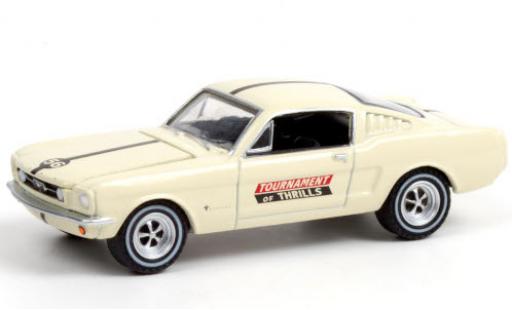 Ford Mustang 1/64 Greenlight Fastback Tournament of Thrills 1965 voiture Daredevils No.56 coche miniatura