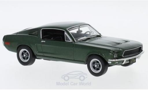 Coche miniatura Ford Mustang GT 1/43 Greenlight GT metalico verde Bullitt 1968 Ford Mustang GT 1/43 Greenlight GT metalico verde Bullitt 1968 coche miniatura