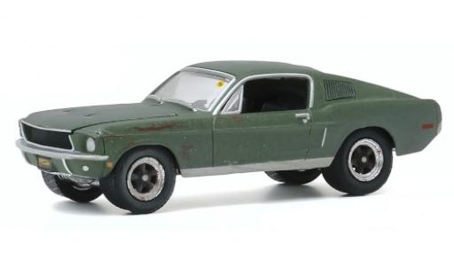 Coche miniatura Ford Mustang 1/64 Greenlight GT metalico verde 1968 avec Witterungsspuren Ford Mustang 1/64 Greenlight GT metalico verde 1968 avec Witterungsspuren coche miniatura