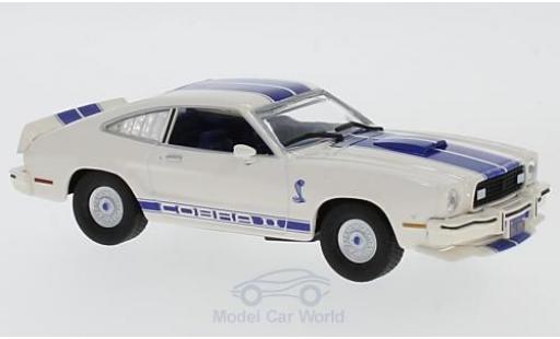 Coche miniatura Ford Mustang 1/43 Greenlight II Cobra II beige/azul Charlies Angels 1976 Ford Mustang 1/43 Greenlight II Cobra II beige/azul Charlies Angels 1976 coche miniatura