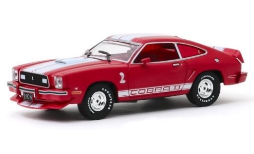 Coche miniatura Ford Mustang 1/43 Greenlight II Cobra II rojo/blanco 1976 Ford Mustang 1/43 Greenlight II Cobra II rojo/blanco 1976 coche miniatura