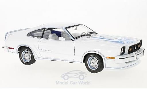 Coche miniatura Ford Mustang 1/18 Greenlight II blanco/azul Film King Cobra 1978 Ford Mustang 1/18 Greenlight II blanco/azul Film King Cobra 1978 coche miniatura