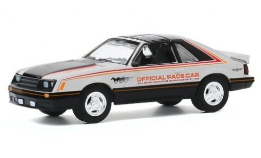 Ford Mustang 1/64 Greenlight Indianapolis 500 1979 63rd Annual 500 Mile Race Official Pace Car coche miniatura