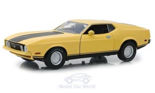Coche miniatura Ford Mustang 1/18 Greenlight Mach1 Eleanor amarillo/negro Gone in 60 Seconds 1973 Ford Mustang 1/18 Greenlight Mach1 Eleanor amarillo/negro Gone in 60 Seconds 1973 coche miniatura