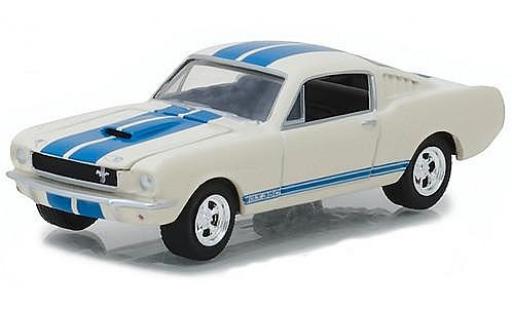 Coche miniatura Ford Mustang 1/64 Greenlight Shelby GT350 Fastback blanco/azul 1965 Ford Mustang 1/64 Greenlight Shelby GT350 Fastback blanco/azul 1965 coche miniatura
