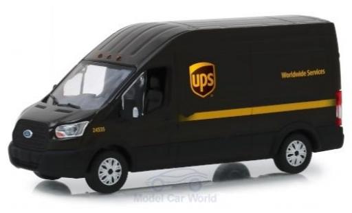 Coche miniatura Ford Transit 1/43 Greenlight Hochdach UPS 2018 Ford Transit 1/43 Greenlight Hochdach UPS 2018 coche miniatura