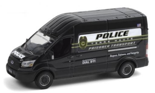 Coche miniatura Ford Transit 1/64 Greenlight LWB HD Terre Haute Police Department 2020 Prisoner Transport Ford Transit 1/64 Greenlight LWB HD Terre Haute Police Department 2020 Prisoner Transport coche miniatura