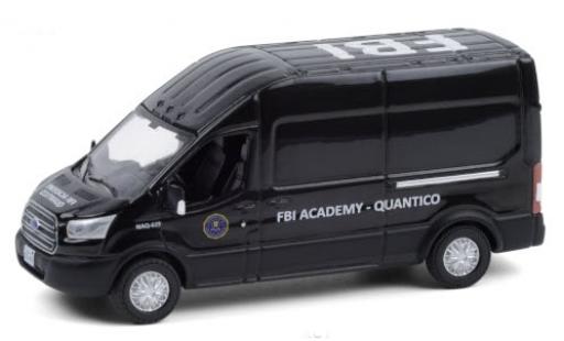 Ford Transit 1/64 Greenlight LWB High Roof FBI Academy - Quantico 2015 coche miniatura