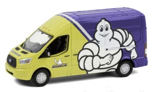 Ford Transit 1/64 Greenlight LWB High Roof Michelin 2019 coche miniatura