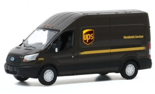 Ford Transit 1/64 Greenlight UPS 2019 coche miniatura