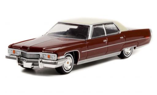 Coche miniatura Cadillac Sedan 1/64 Greenlight DeVille rojo/blanco Rocky 1973 Cadillac Sedan 1/64 Greenlight DeVille rojo/blanco Rocky 1973 coche miniatura
