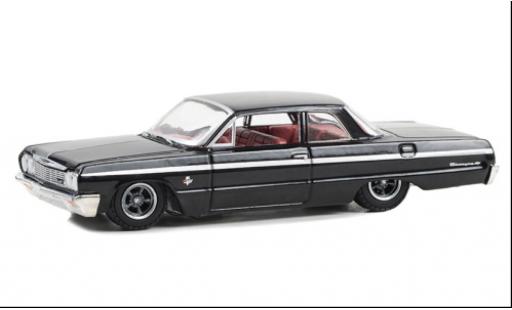 Coche miniatura Chevrolet Biscayne 1/64 Greenlight negro 1964 Chevrolet Biscayne 1/64 Greenlight negro 1964 coche miniatura