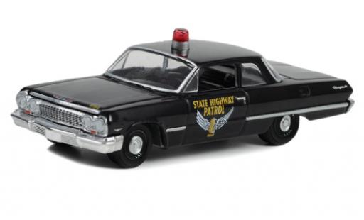 Chevrolet Biscayne 1/64 Greenlight Ohio State Highway Patrol 1963 coche miniatura