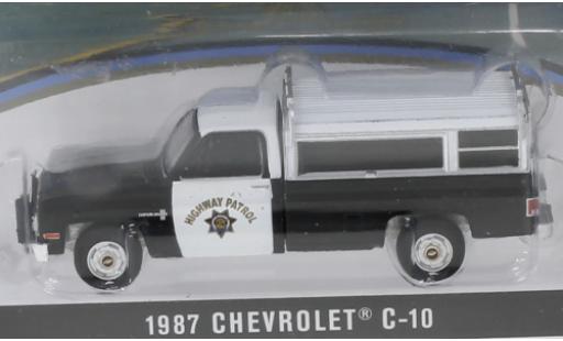 Coche miniatura Chevrolet C-10 1/64 Greenlight California Highway Patrol 1987 Chevrolet C-10 1/64 Greenlight California Highway Patrol 1987 coche miniatura