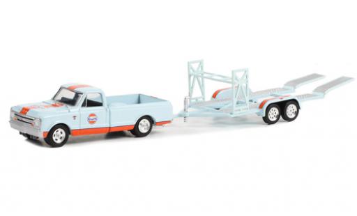 Coche miniatura Chevrolet C-10 1/64 Greenlight Gulf 1968 Chevrolet C-10 1/64 Greenlight Gulf 1968 coche miniatura