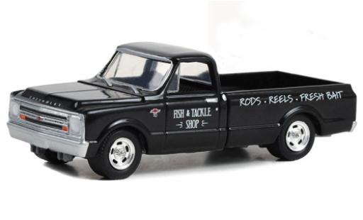 Coche miniatura Chevrolet C-10 1/64 Greenlight Poisson & Tackle Shop 1968 Chevrolet C-10 1/64 Greenlight Poisson & Tackle Shop 1968 coche miniatura