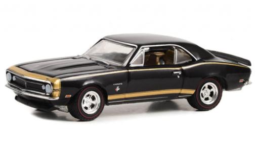 Chevrolet Camaro 1/64 Greenlight negro/doré Black Panther 1967 coche miniatura