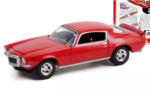 Chevrolet Camaro 1/64 Greenlight rojo 1970 coche miniatura