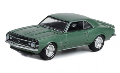 Chevrolet Camaro 1/64 Greenlight SS 369 metallise verde 1967 coche miniatura