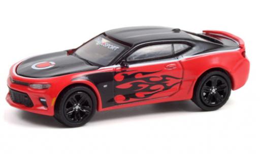 Chevrolet Camaro 1/64 Greenlight SS rojo/negro Diablo Sport 2016 coche miniatura