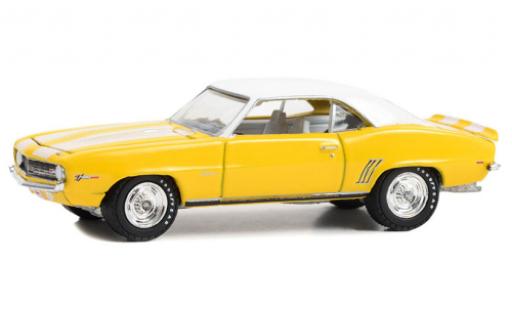 Coche miniatura Chevrolet Camaro 1/64 Greenlight Z/28 amarillo/blanche 1969 Chevrolet Camaro 1/64 Greenlight Z/28 amarillo/blanche 1969 coche miniatura