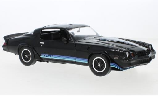 Chevrolet Camaro 1/18 Greenlight Z28 negro 1981 coche miniatura