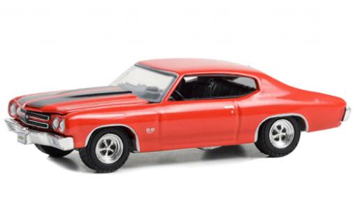 Coche miniatura Chevrolet Chevelle 1/64 Greenlight SS rojo/negro 1969 Chevrolet Chevelle 1/64 Greenlight SS rojo/negro 1969 coche miniatura