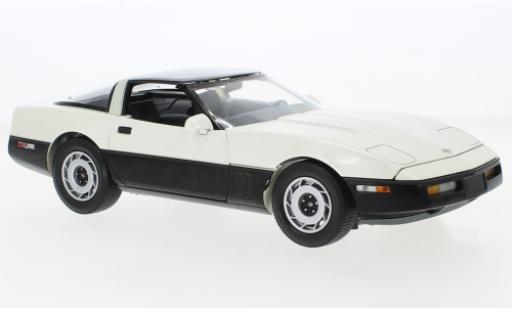 Coche miniatura Chevrolet Corvette 1/18 Greenlight (C4) metallise blanco/negro 1986 Chevrolet Corvette 1/18 Greenlight (C4) metallise blanco/negro 1986 coche miniatura