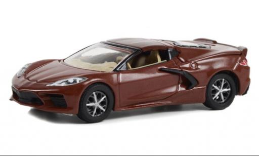Coche miniatura Chevrolet Corvette 1/64 Greenlight (C8) Stingray marron 2022 Chevrolet Corvette 1/64 Greenlight (C8) Stingray marron 2022 coche miniatura