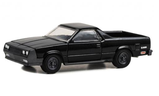 Coche miniatura Chevrolet El Camino 1/64 Greenlight Super Sport negro 1978 Chevrolet El Camino 1/64 Greenlight Super Sport negro 1978 coche miniatura