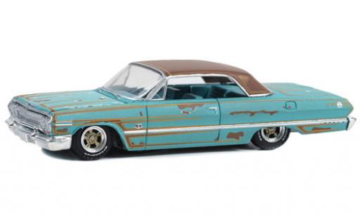 Coche miniatura Chevrolet Impala 1/64 Greenlight la chaux/brun 1963 Chevrolet Impala 1/64 Greenlight la chaux/brun 1963 coche miniatura