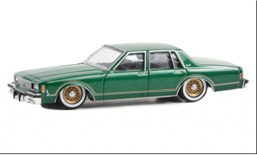 Coche miniatura Chevrolet Impala 1/64 Greenlight metallise verde 1985 Chevrolet Impala 1/64 Greenlight metallise verde 1985 coche miniatura