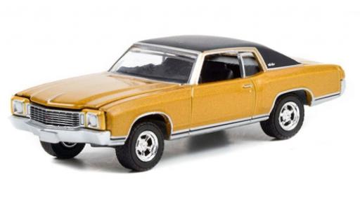 Coche miniatura Chevrolet Monte Carlo 1/64 Greenlight gold/negro Counting Cars 1972 Chevrolet Monte Carlo 1/64 Greenlight gold/negro Counting Cars 1972 coche miniatura