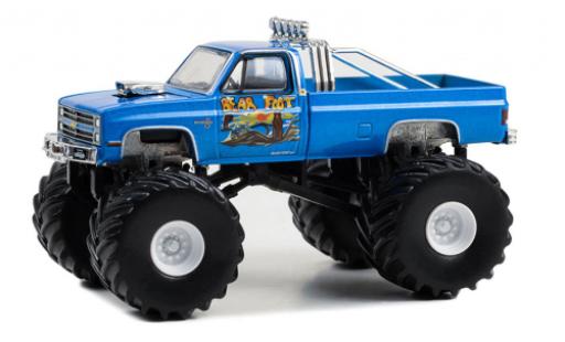 Coche miniatura Chevrolet Silverado 1/64 Greenlight C-10 Bear pie III 1985 Chevrolet Silverado 1/64 Greenlight C-10 Bear pie III 1985 coche miniatura
