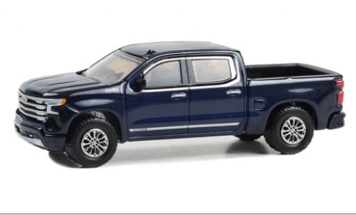 Coche miniatura Chevrolet Silverado 1/64 Greenlight haut Country azul foncé 2023 Chevrolet Silverado 1/64 Greenlight haut Country azul foncé 2023 coche miniatura