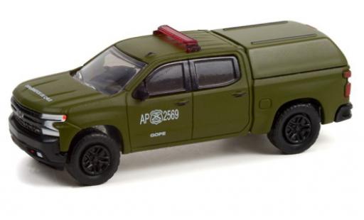 Coche miniatura Chevrolet Silverado 1/64 Greenlight LT Trail Boss Z71 Carabineros de Chile 1972 Chevrolet Silverado 1/64 Greenlight LT Trail Boss Z71 Carabineros de Chile 1972 coche miniatura
