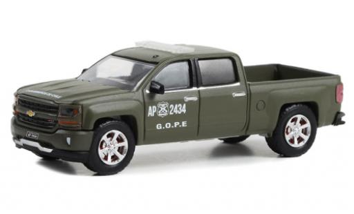 Coche miniatura Chevrolet Silverado 1/64 Greenlight Z71 Carabineros de Chile 2018 Chevrolet Silverado 1/64 Greenlight Z71 Carabineros de Chile 2018 coche miniatura