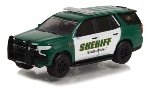 Coche miniatura Chevrolet Tahoe 1/64 Greenlight Police Pursuit Vehicle Escambia County Sheriff 2021 Chevrolet Tahoe 1/64 Greenlight Police Pursuit Vehicle Escambia County Sheriff 2021 coche miniatura