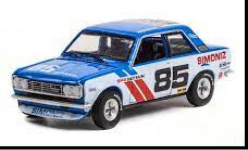 Datsun 510 1/64 Greenlight BRE No.85 Brock Racing Enterprises 1972 coche miniatura