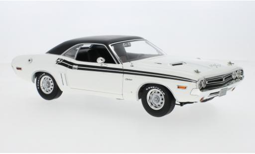 Coche miniatura Dodge Challenger 1/18 Greenlight R/T blanche/negro 1971 Dodge Challenger 1/18 Greenlight R/T blanche/negro 1971 coche miniatura