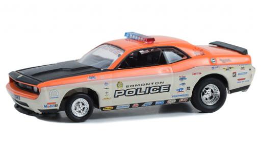 Dodge Challenger 1/64 Greenlight SRT8 Blue Line Racing 2008 coche miniatura
