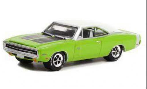 Dodge Charger 1/64 Greenlight Hemi R/T verde/beige 1970 coche miniatura