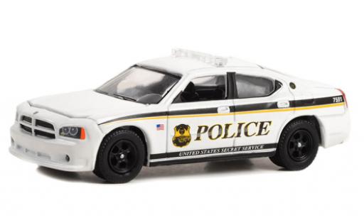 Coche miniatura Dodge Charger 1/64 Greenlight Pursuit U.S. Secret Service Police 2010 Dodge Charger 1/64 Greenlight Pursuit U.S. Secret Service Police 2010 coche miniatura