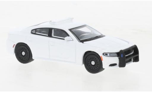 Dodge Charger 1/64 Greenlight Pursuit blanco Police (USA) 2022 coche miniatura