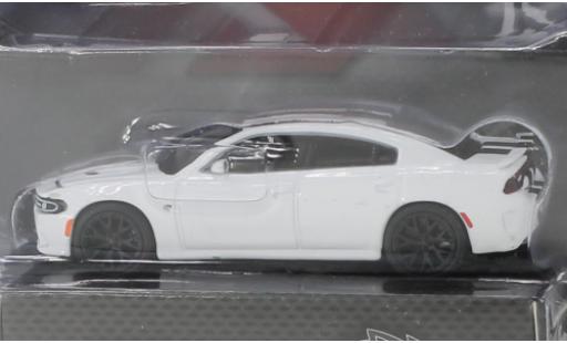 Dodge Charger 1/64 Greenlight SRT Hellcat blanco/negro 2018 coche miniatura